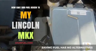 Adding Fuel Deicer to Your Lincoln MKX: A Step-by-Step Guide