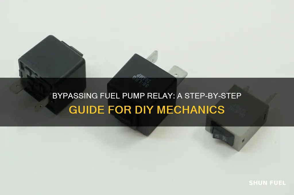 how can i bypass fuel pump relay