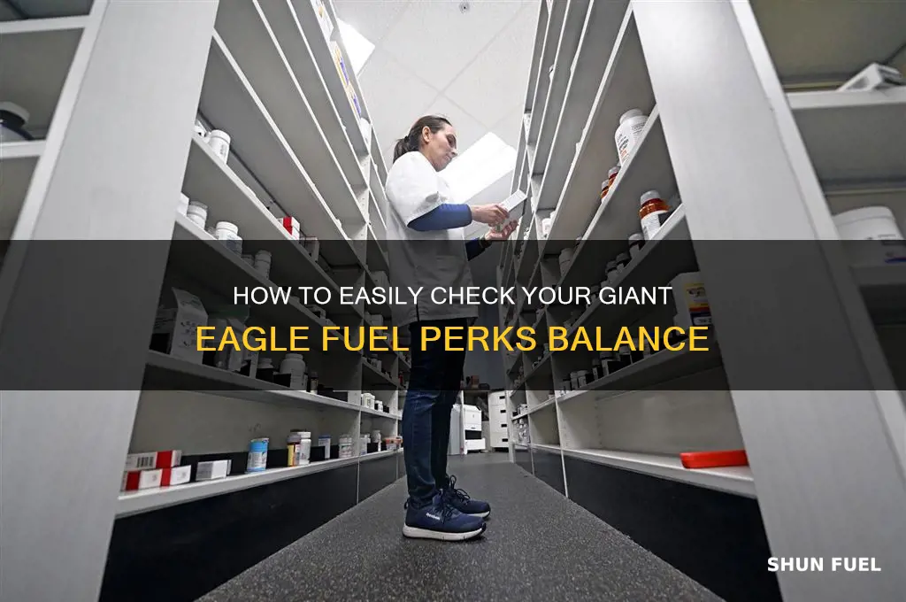 how can i check my giant eagle fuel perks