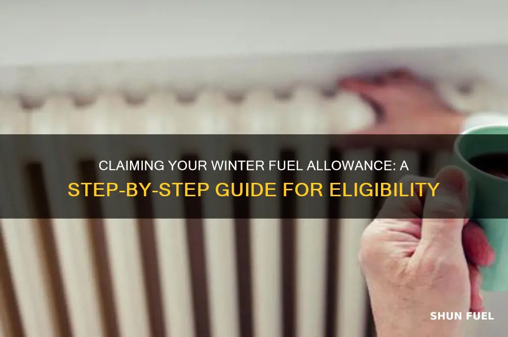 how can i claim my winter fuel allowance