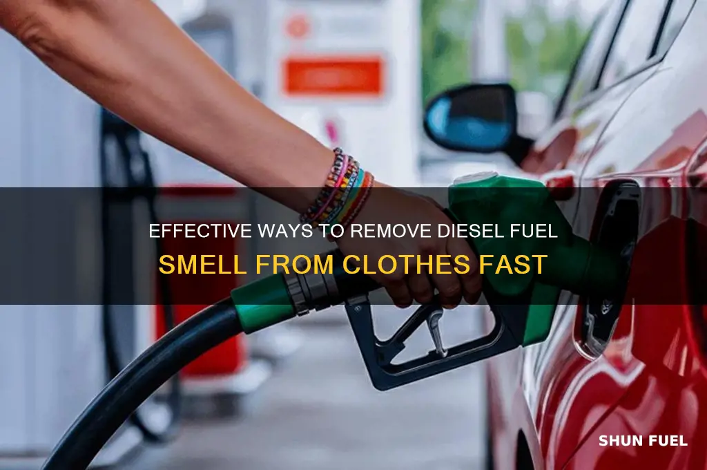 how can i get diesel fuel smell out of clothes