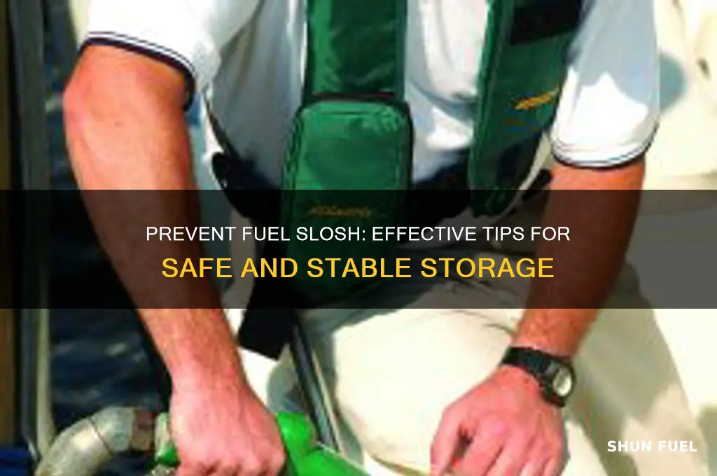 how can i keep fuel from slosh