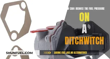 Lowering Fuel Pressure on a Ditchwitch: Easy Steps to Take