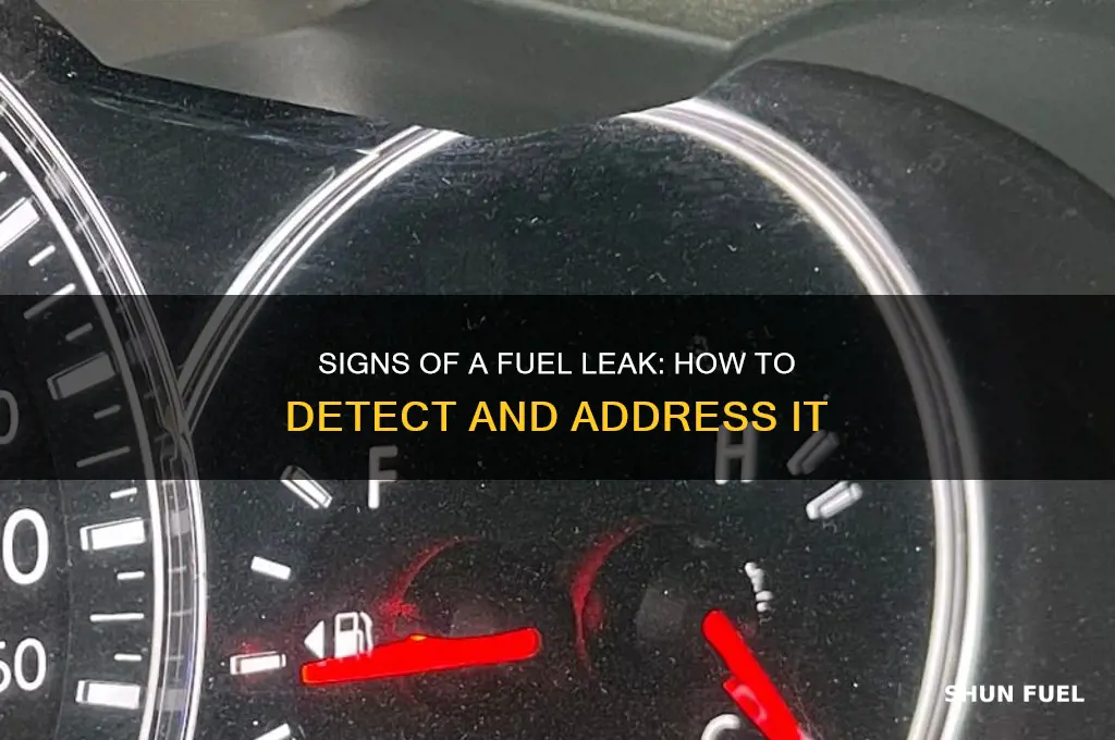 how can i tell if i habe a fuel leak