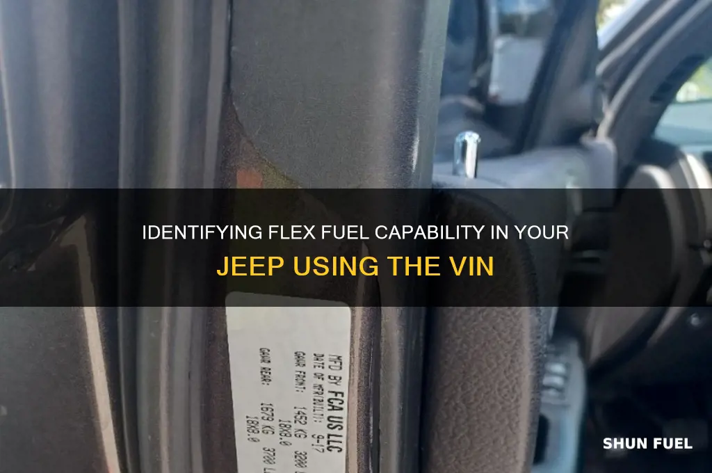 how can i tell jeep vin flex fuel