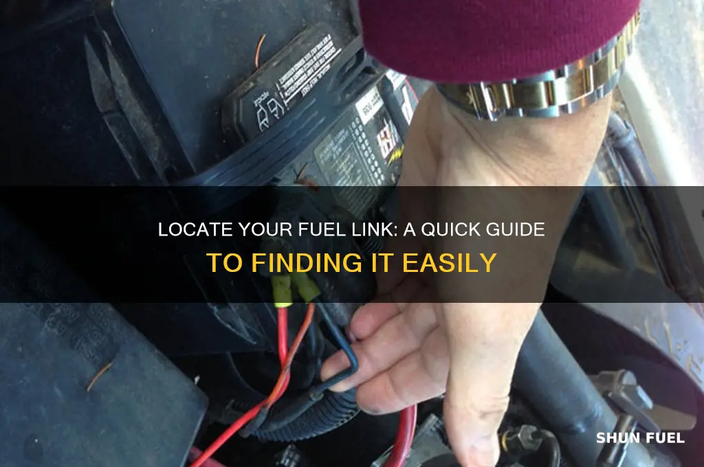 how can i tell where my fuel link is