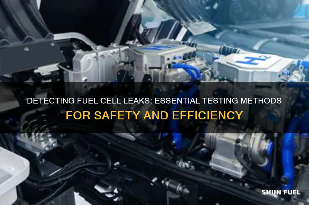 how can i test for fuel cell leak