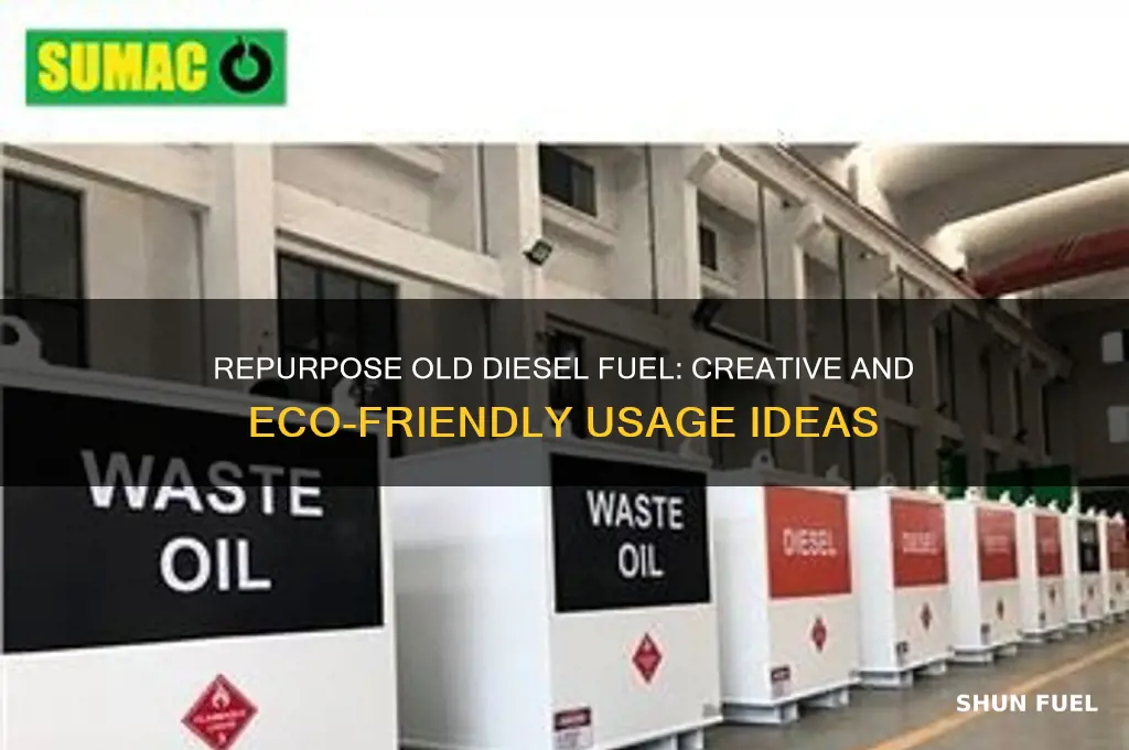 how can i use my old deisel fuel