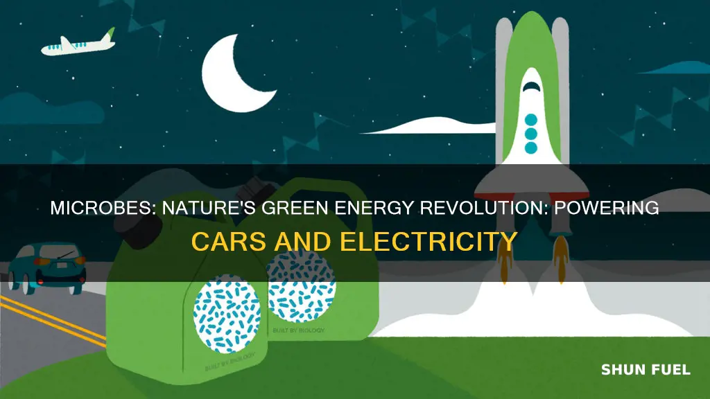 how can microbes provide fuels for cars and electricity