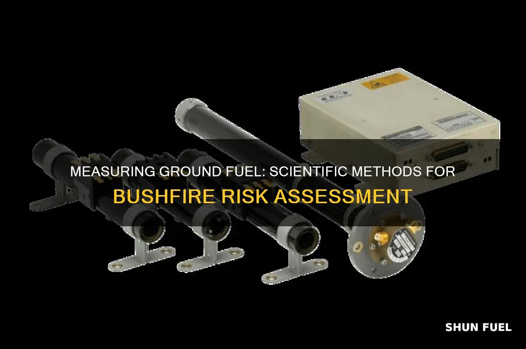how can scientists measure ground fuel for a bushfire