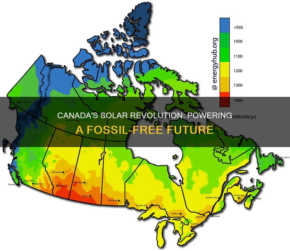 how can solar energy replace fossil fuels in canada