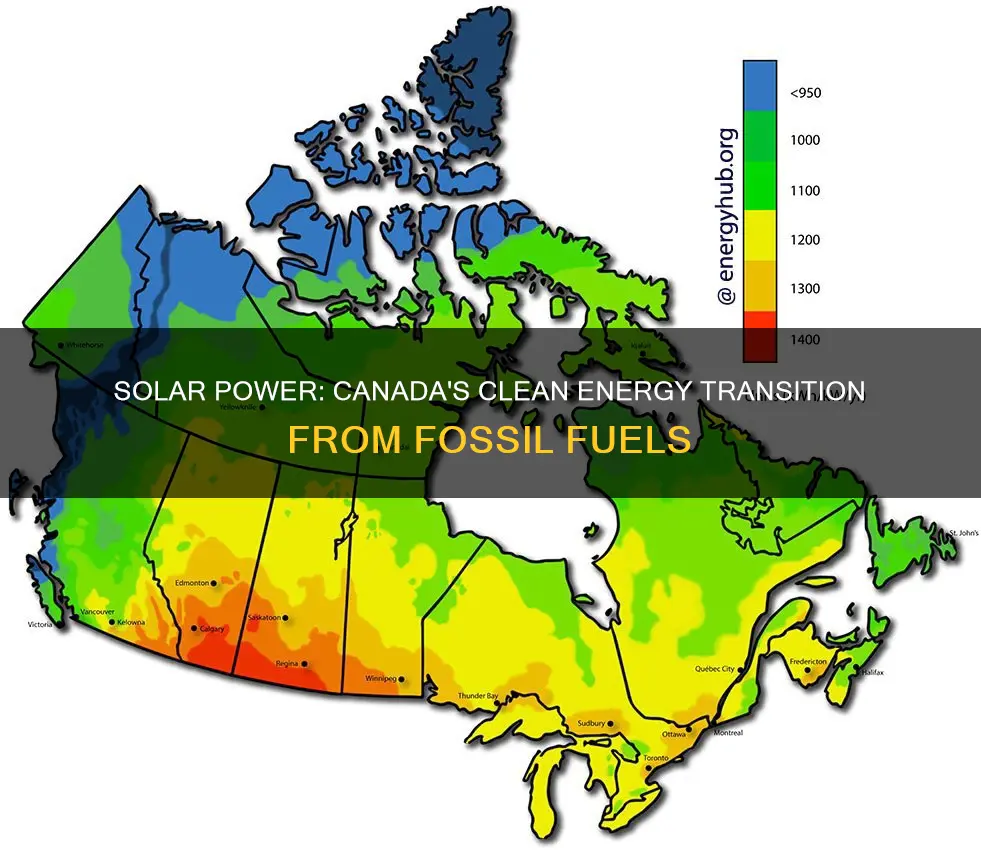 how can solar energy replace fossil fuels in canada
