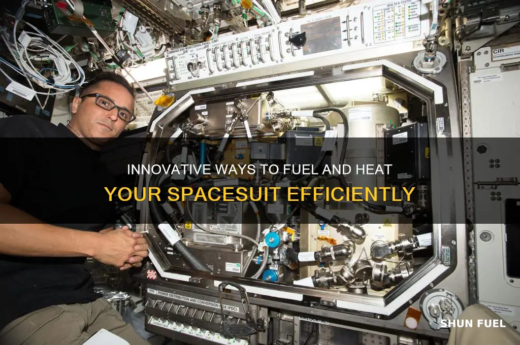 how can someone fuel a heated spacesuit