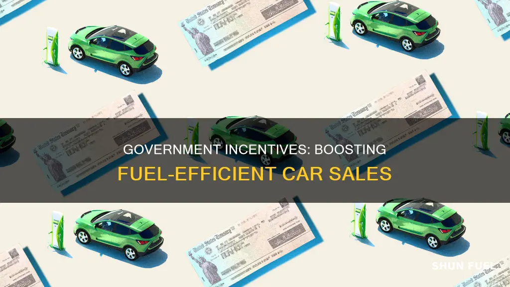 how can the governemnt help to sell fuel effieicient cars