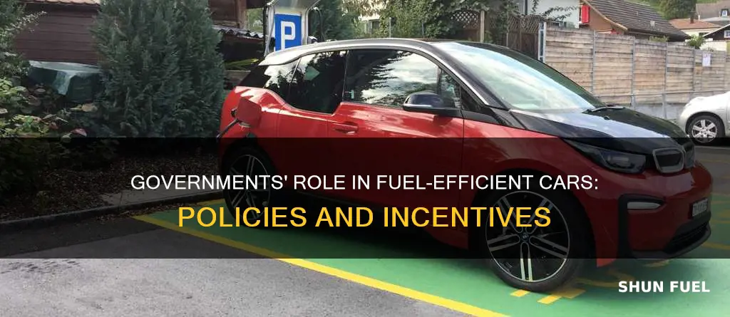 how can the governemnt produce more fuel effieicient cars
