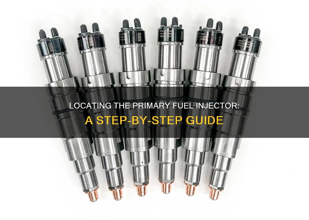 how can u tell which fuel injector is number one