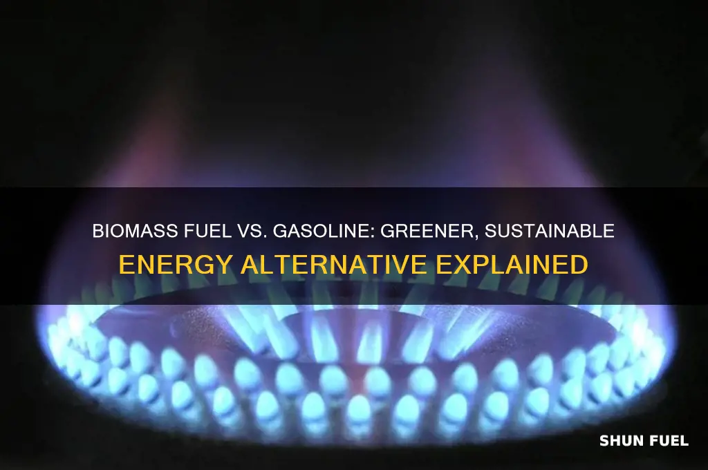 how can using biomass fuel instead of gasoline