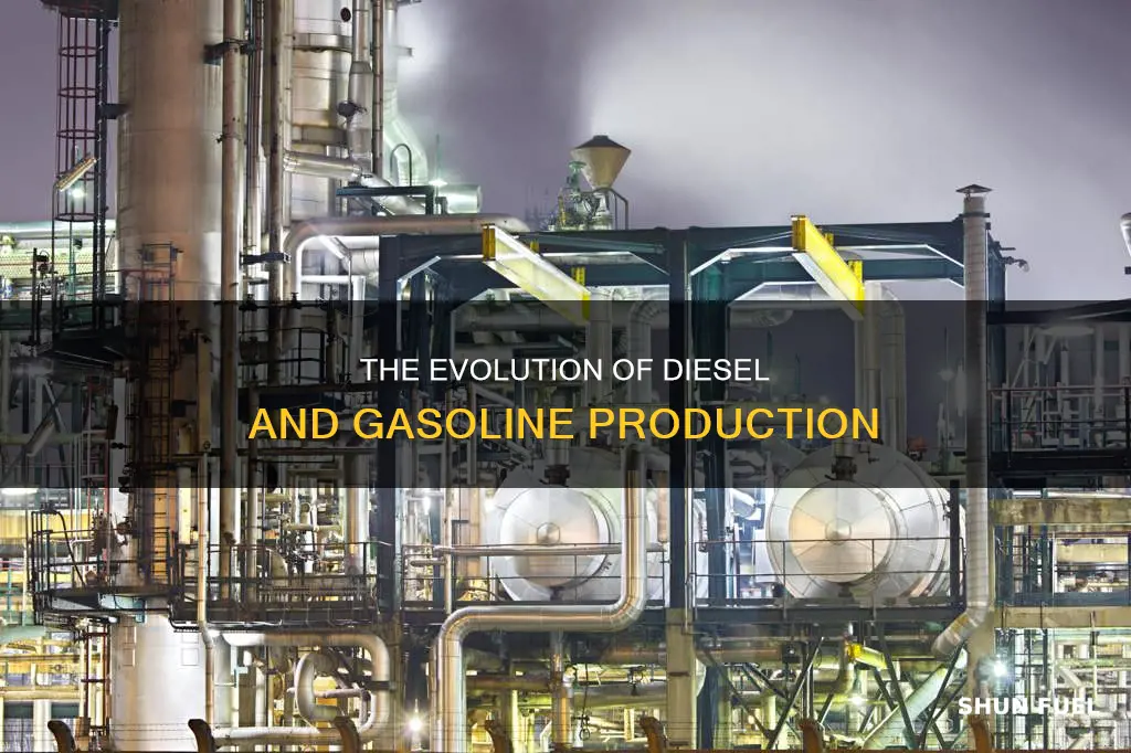 how can we produce diesel fuel and gasoline