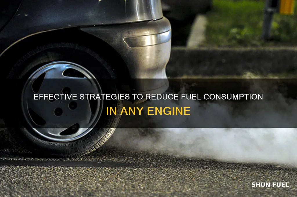 how can we reduce fuel consumption of any engine