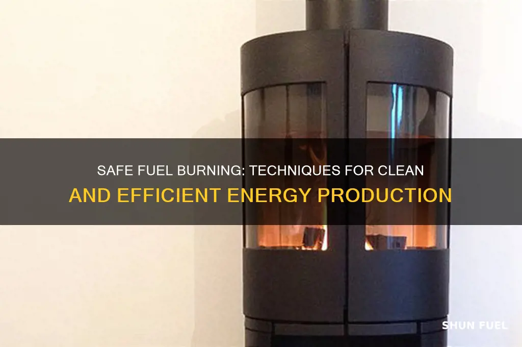 how can we safely burn fuels