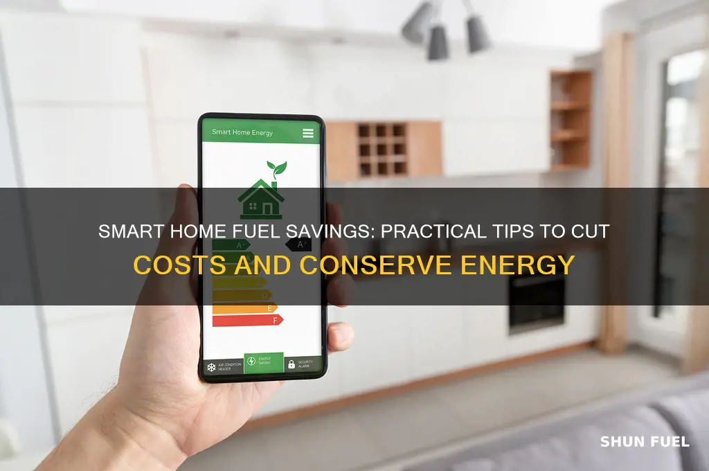 how can we save fuel at home