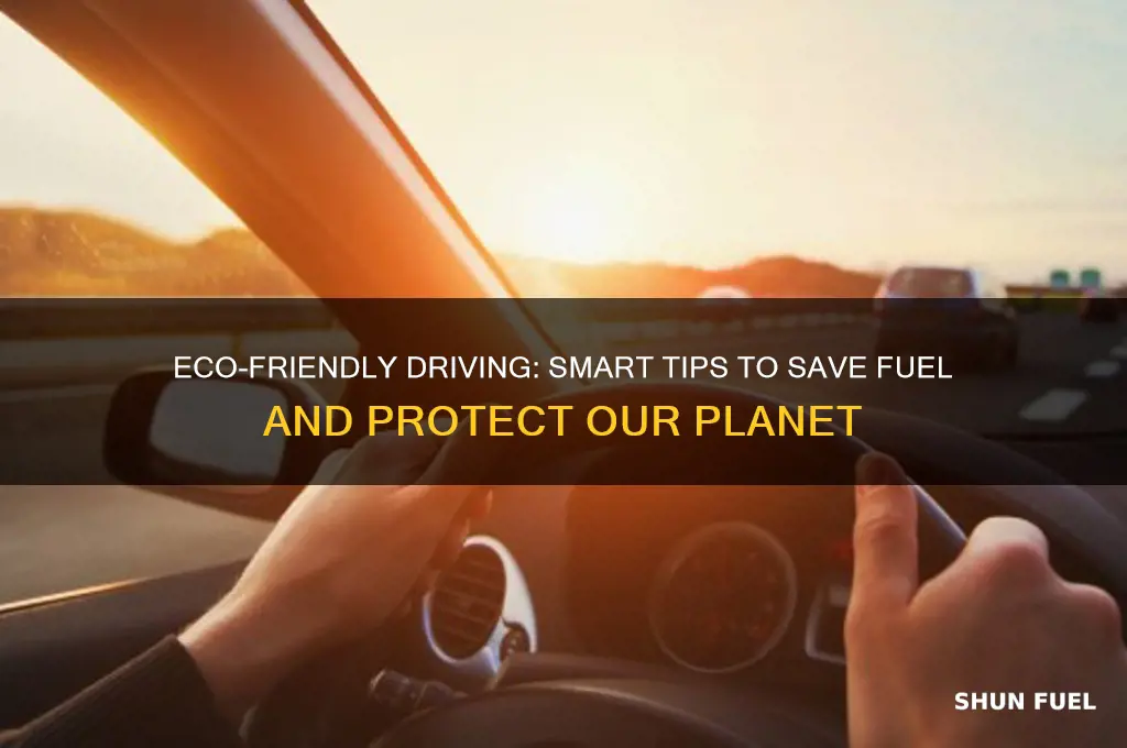 how can we save fuel for better environment