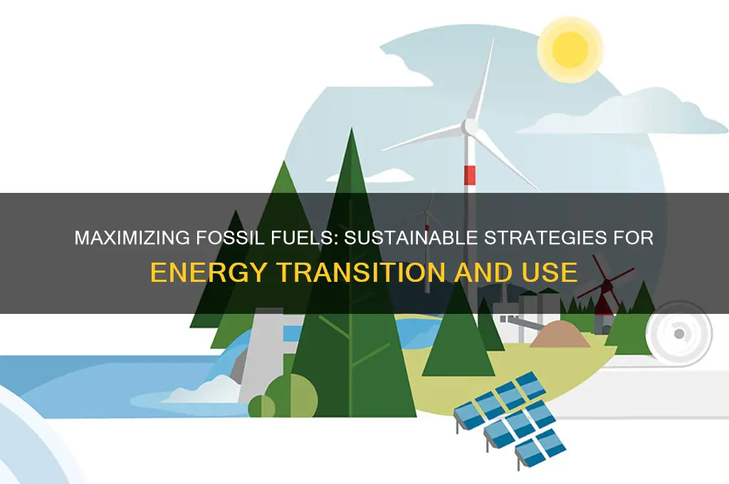 how can we use fossil fuels
