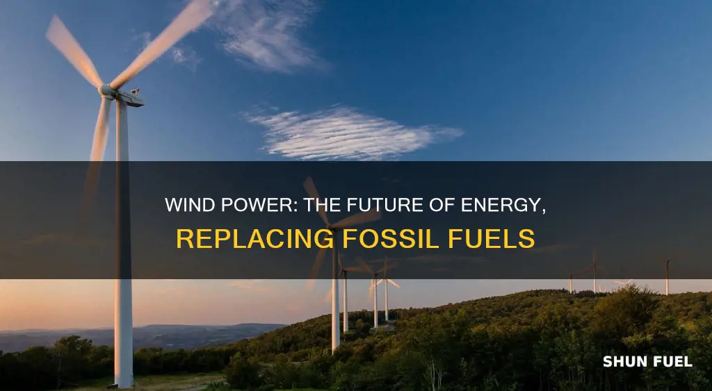 how can wind energy replace fossil fuels