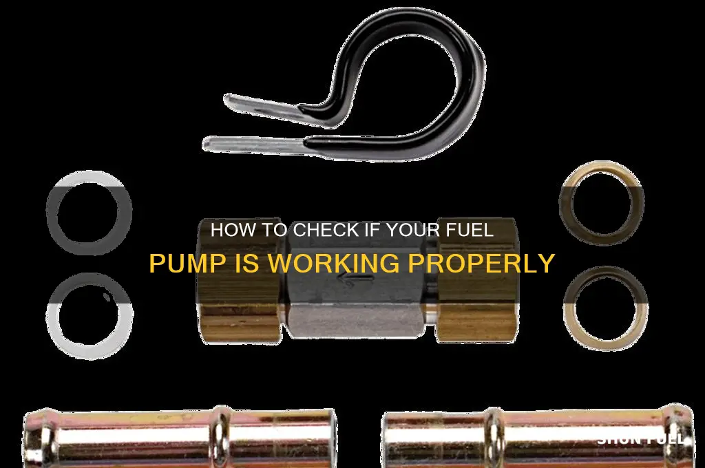how can you check if your fuel pump is wo