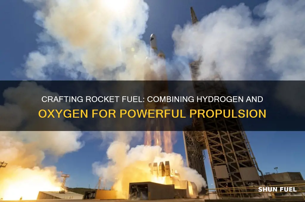 how can you create rocket fuel from hydroge and oxygem