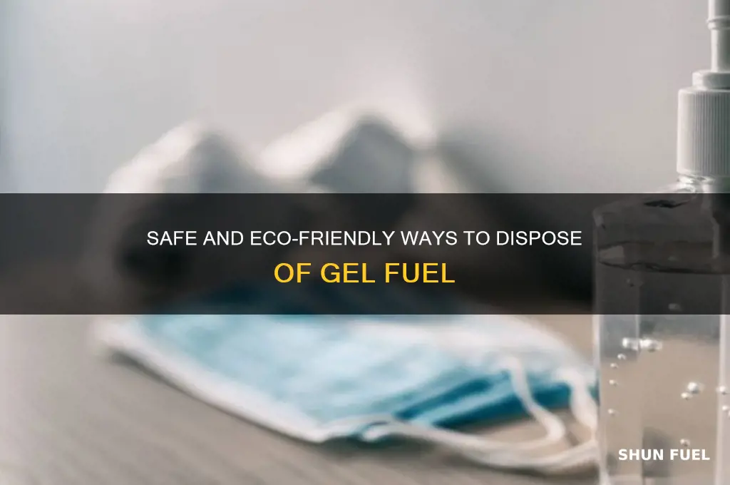 how can you dispose of gel fuel