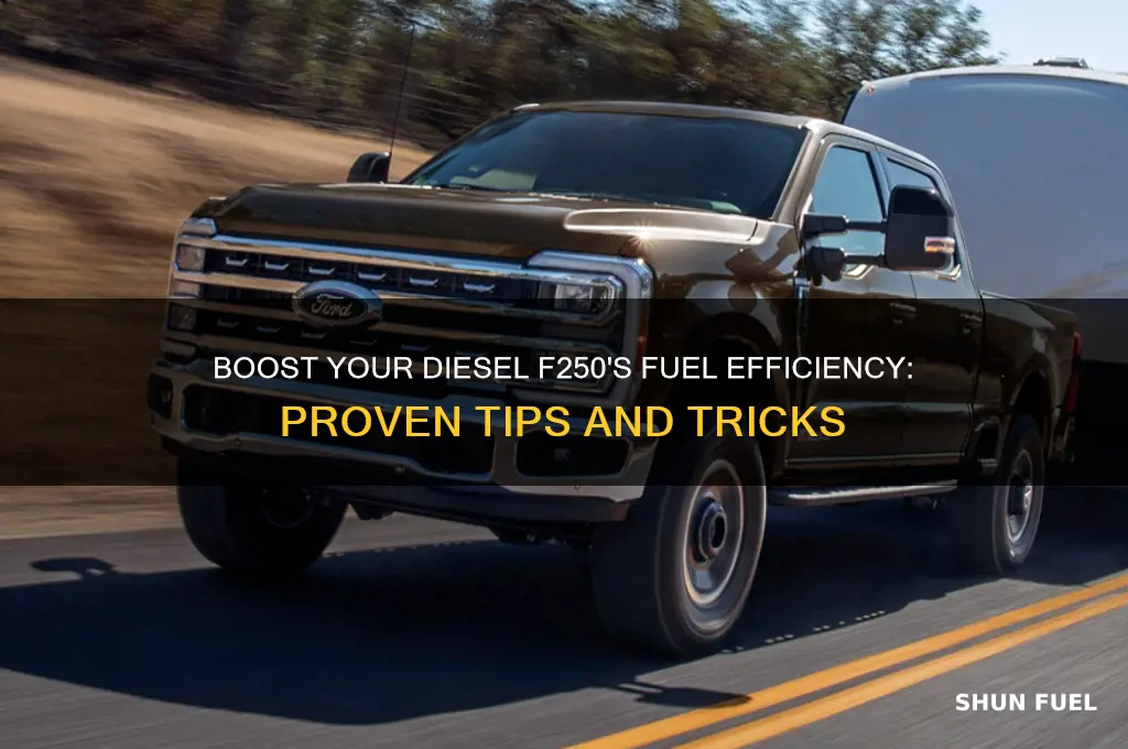 how can you imorove fuel milage on deisel f250