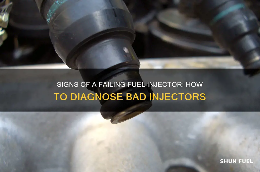 how can you tell if a fuel injector is bad