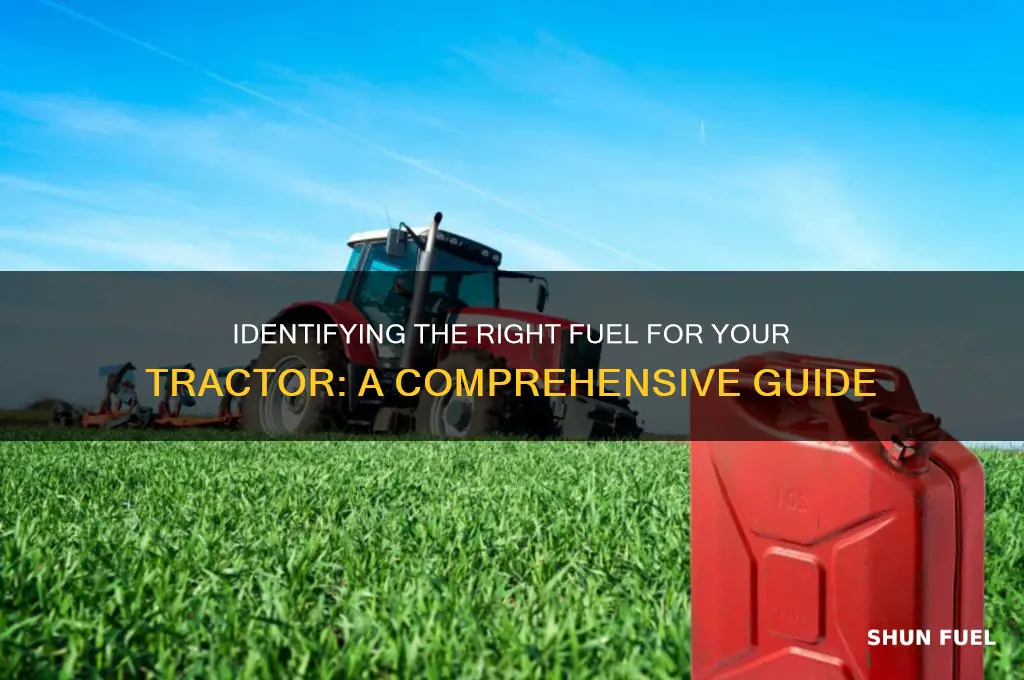 how can you tell which fuel a tractor takes