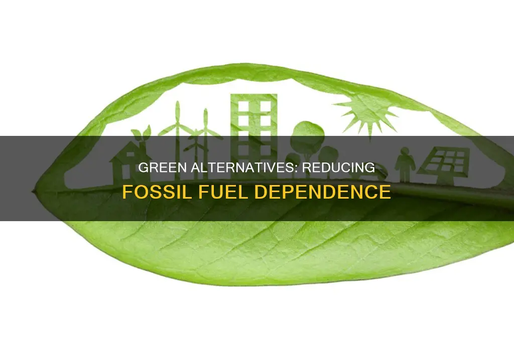 how can you use less fossil fuels