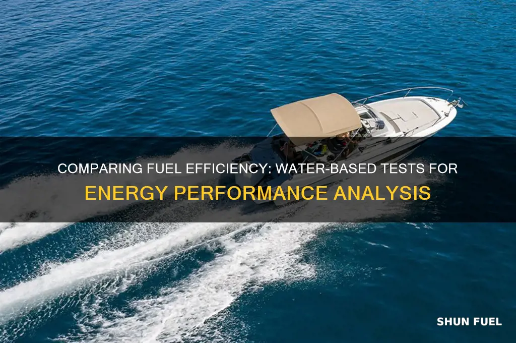 how can you use water to compare two fuels