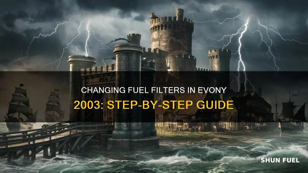 how change fuel filter evony 2003