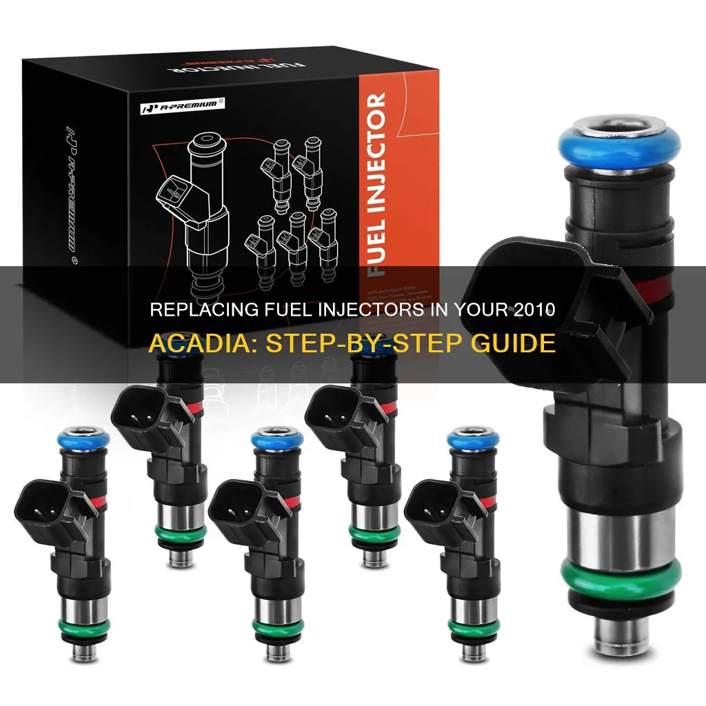 how change fuel injectors 2010 acadia