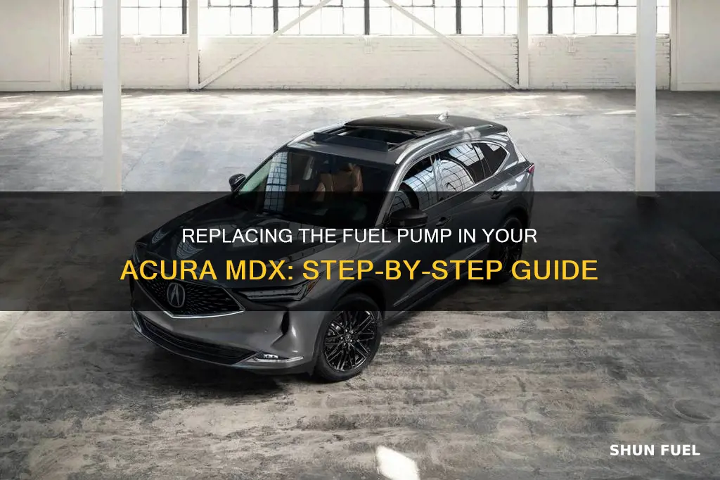 how change fuel pump acura mdx