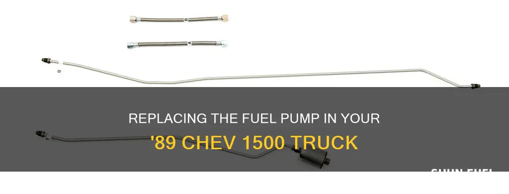 how change fuel pump on 1989 chev 1500