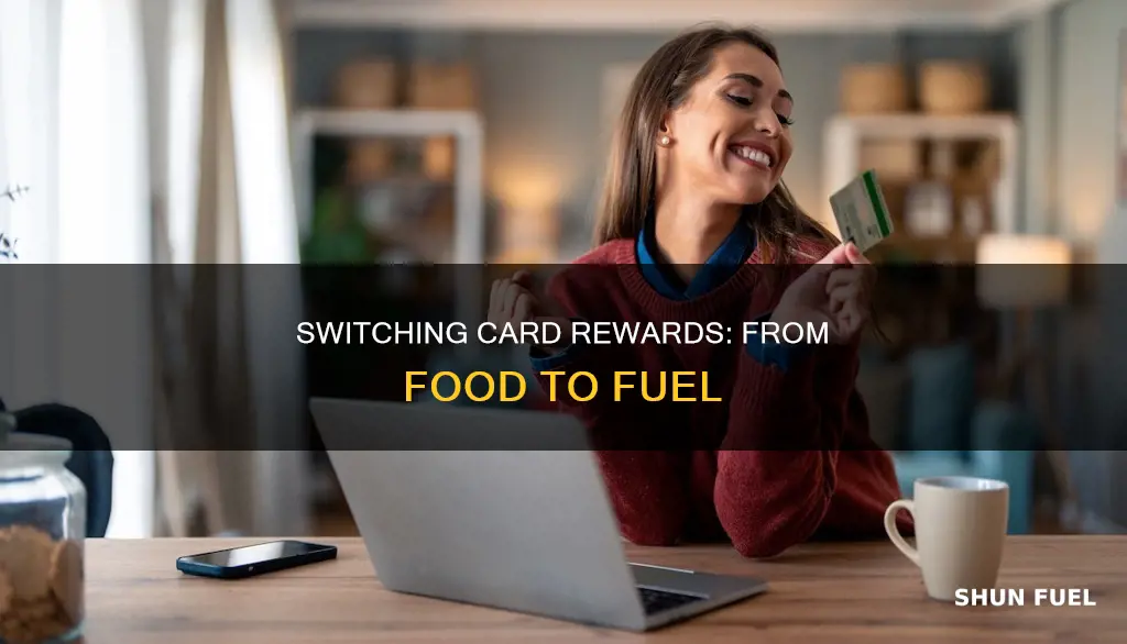 how change one card rewards to be fuel no food