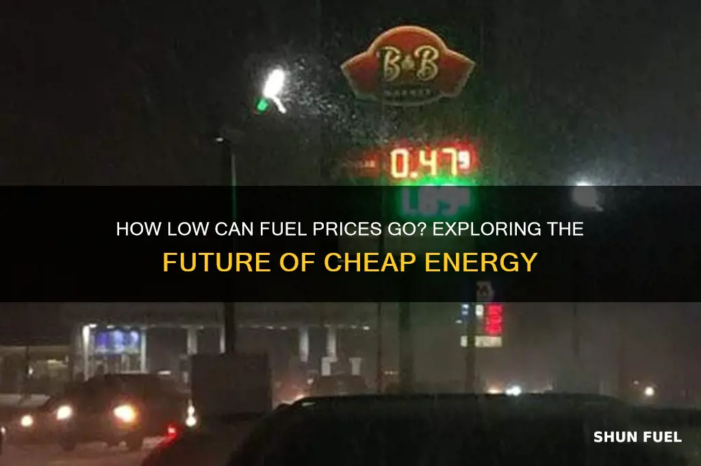 how cheap will fuel get