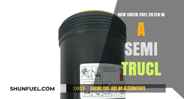 Inspecting the Fuel Filter in Your Semi Truck