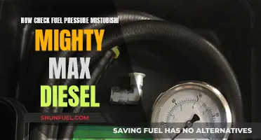 Checking Fuel Pressure in a Mitsubishi Mighty Max Diesel