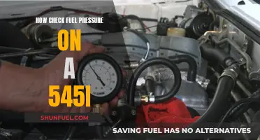 Checking Fuel Pressure on Your 545i: A Step-by-Step Guide