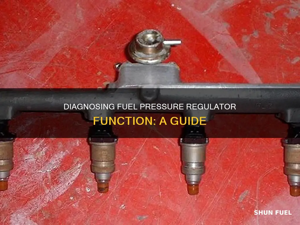 how check fuel pressure regutor working normally