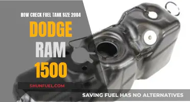 Determining Fuel Tank Capacity: 2004 Dodge Ram 1500