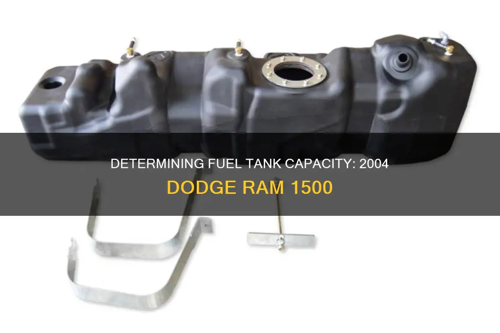 how check fuel tank size 2004 dodge ram 1500