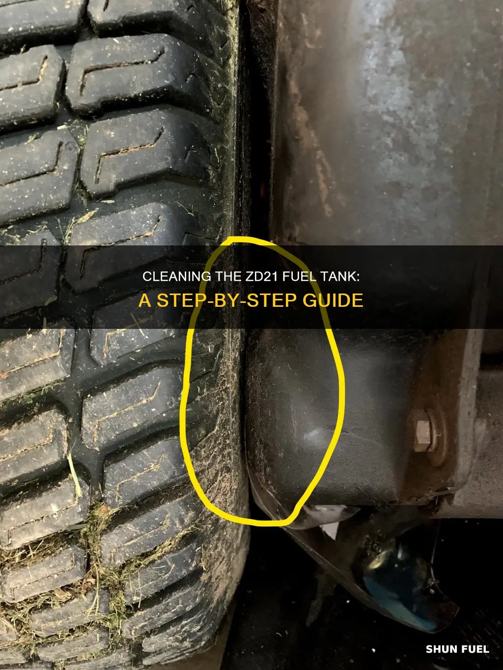 how clean out zd21 fuel tank