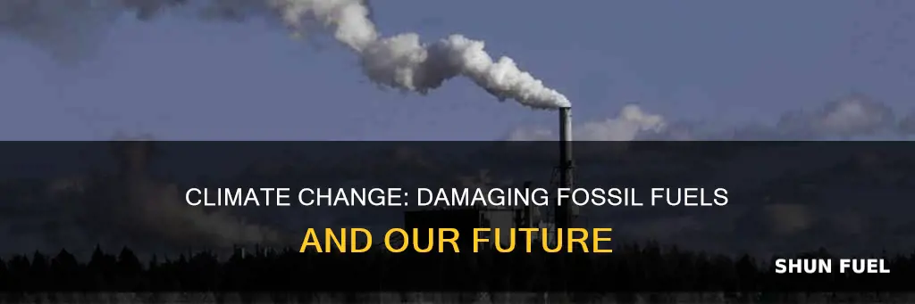 how climate change can also damage fossil fuels